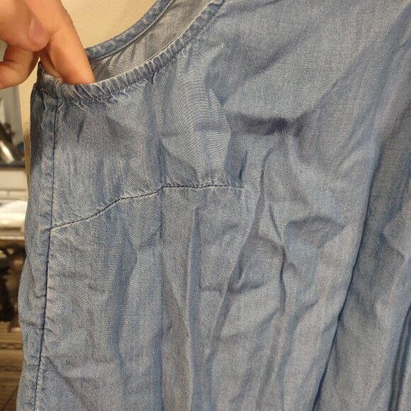EVRI Women's Sleeveless Denim Top Size 1X - Picture 7 of 8